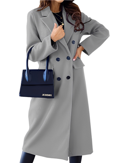 SZUNARI | Dwurzędowy Płaszcz Elegancki