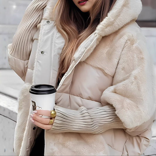 SZUNARI | Kurtka Damska – Elegancja z Futrem