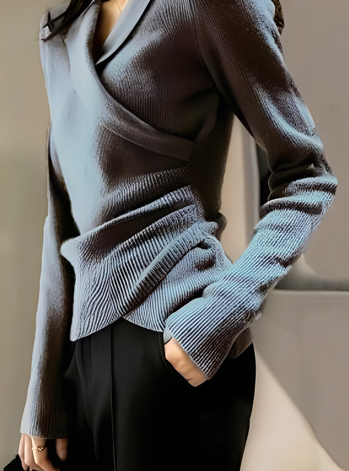 SZUNARI | Sweter Klasyczny – Kaelee Soft Knit